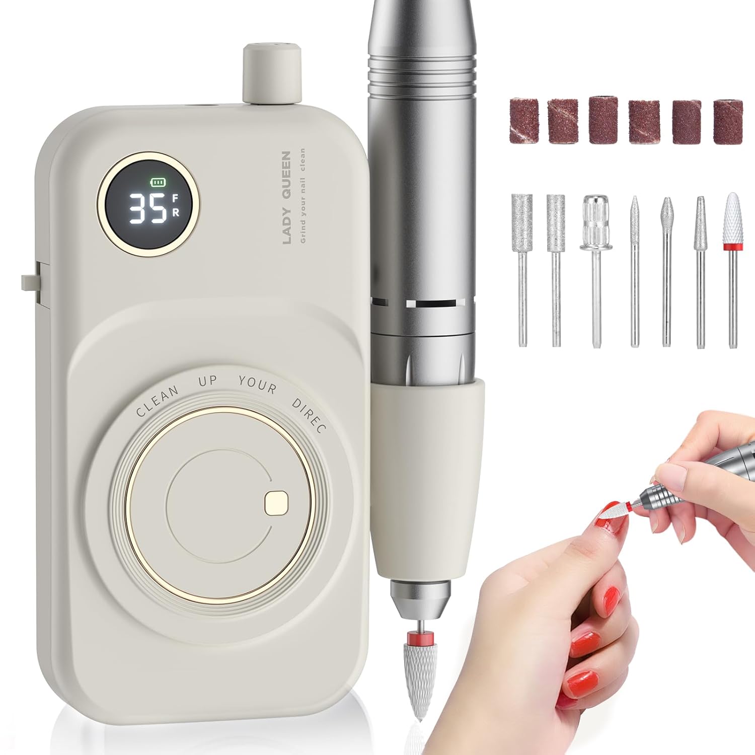 Portable Nail Drill Electric File for Professional Nail Care