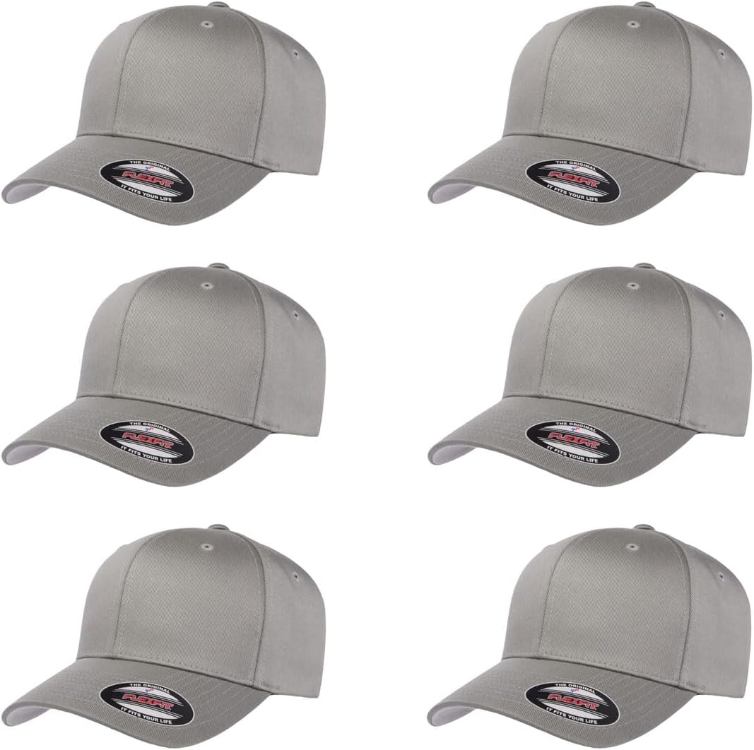 Flexfit Wooly Combed Premium 6-Panel Baseball Cap for Comfort