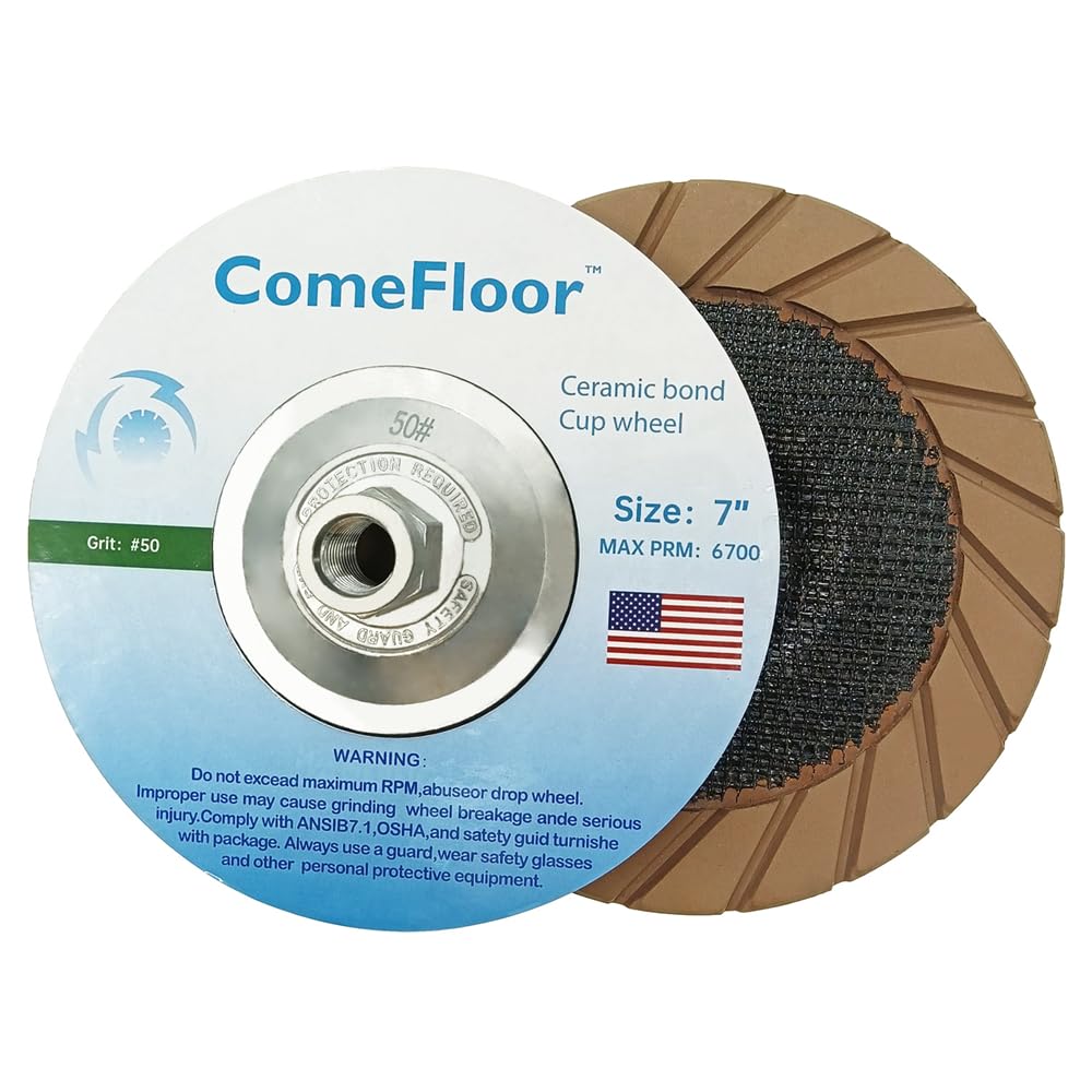 Concrete Grinding Cup Wheel 7 in Ceramic Diamond for Floor Use
