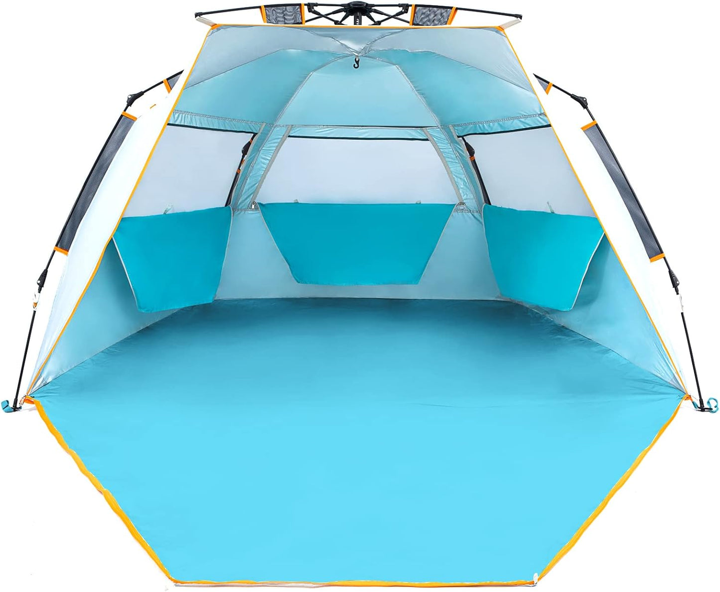 WolfWise Easy Up Beach Tent - UPF 50+ Sun Protection