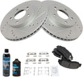 TRQ Front Brake Pad & Rotor Kit for 97-01 CR-V and More
