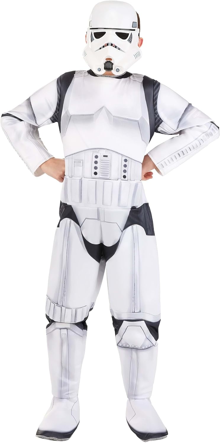 STAR WARS Boys Deluxe Stormtrooper Costume for Kids Halloween
