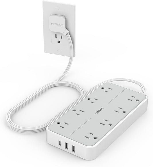 TESSAN Surge Protector: 8 Outlets, 3 USB, 1080 Joules - Ultimate Power Solution!