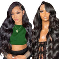 28inch 13x4 Lace Front Wigs Human Hair 200 Density - Natural Body Wave