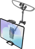 Car Rearview Mirror Tablet Holder 360 Rotating Metal Arm - Versatile