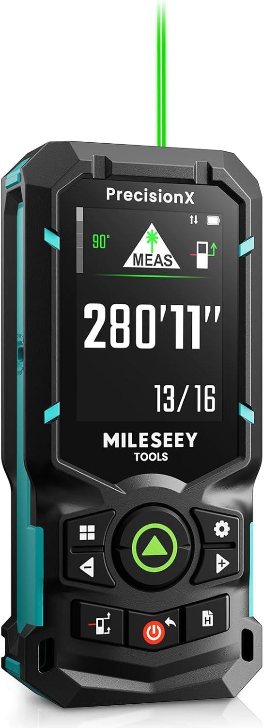 MILESEEY S50 Green-Beam Laser Distance Measure for Precision