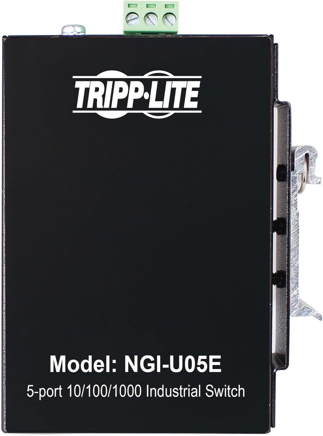 5-Port Industrial Gigabit Ethernet Switch with EIP QoS and DIN Rail