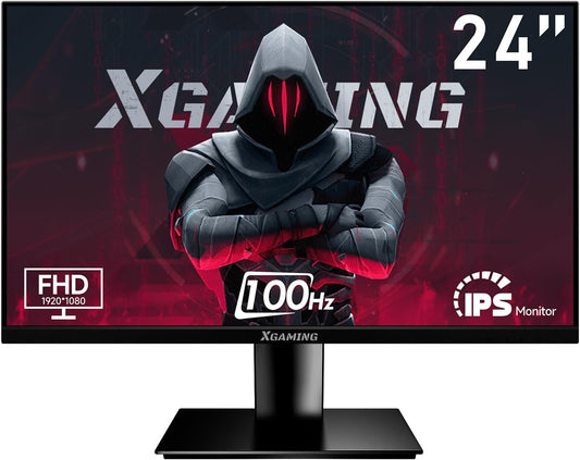 XGaming 24 FHD 100Hz IPS Monitor - Eye Care, FreeSync, Frameless Design
