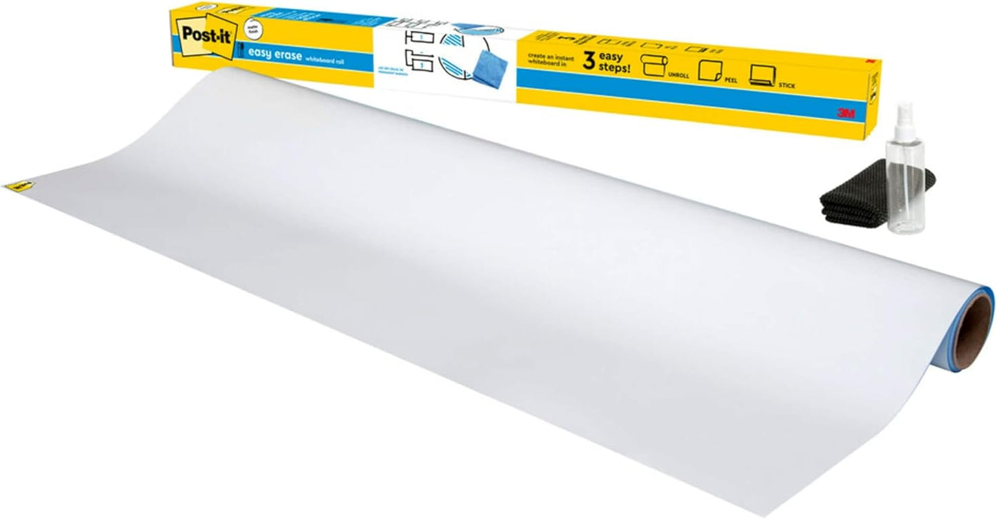 Post-it Easy Erase Permanent Marker Whiteboard Surface Film