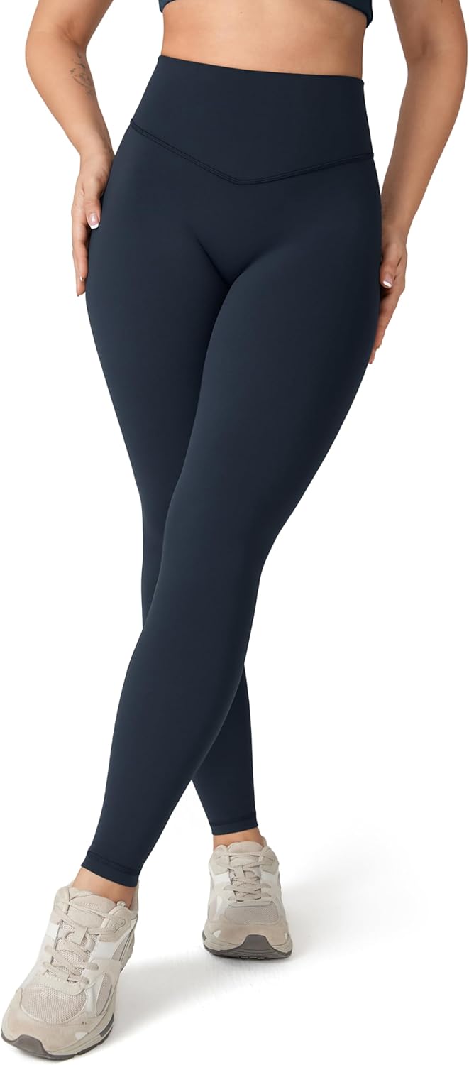 Hugcurve No Front Seam Full Length High Waisted Leggings
