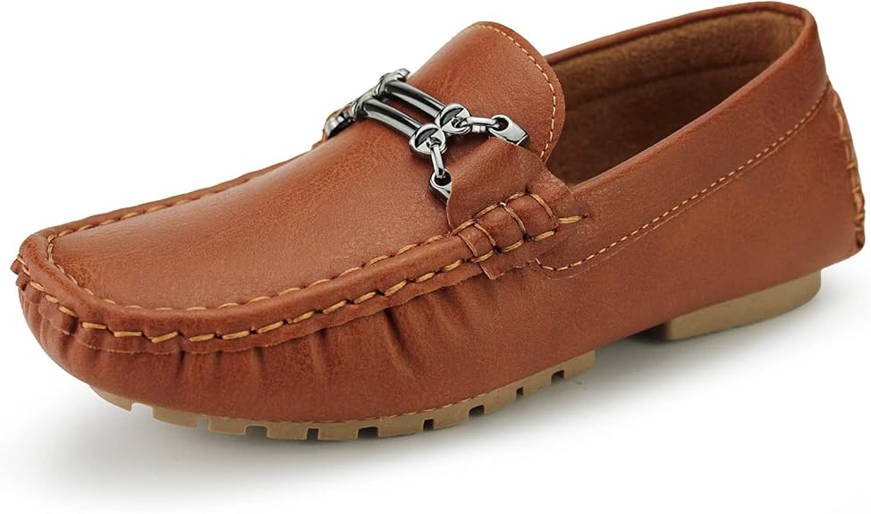 Hawkwell Kids Casual Penny Loafer Moccasin Dress Shoes Review