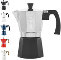 Stovetop Espresso Moka Pot - Milano 6-Cup Tuxedo GROSCHE