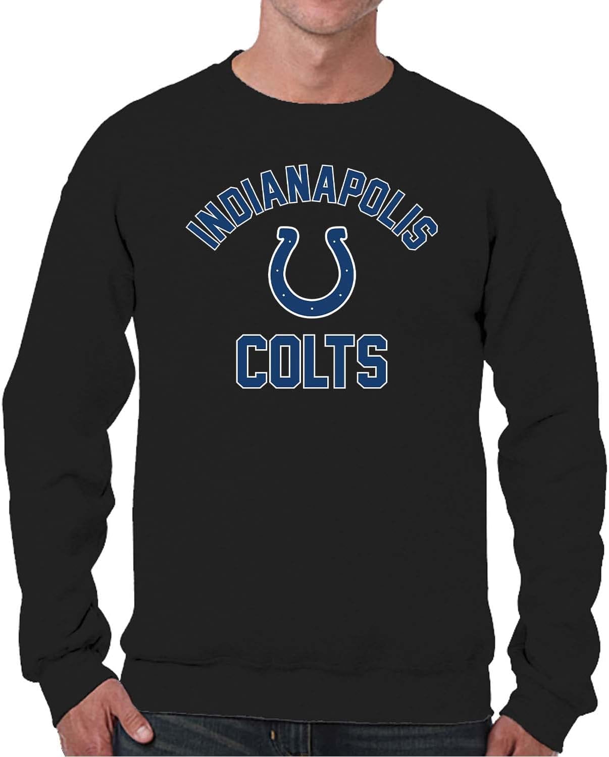 NFL Adult Gameday Football Crewneck Sweatshirt for Colts Fans