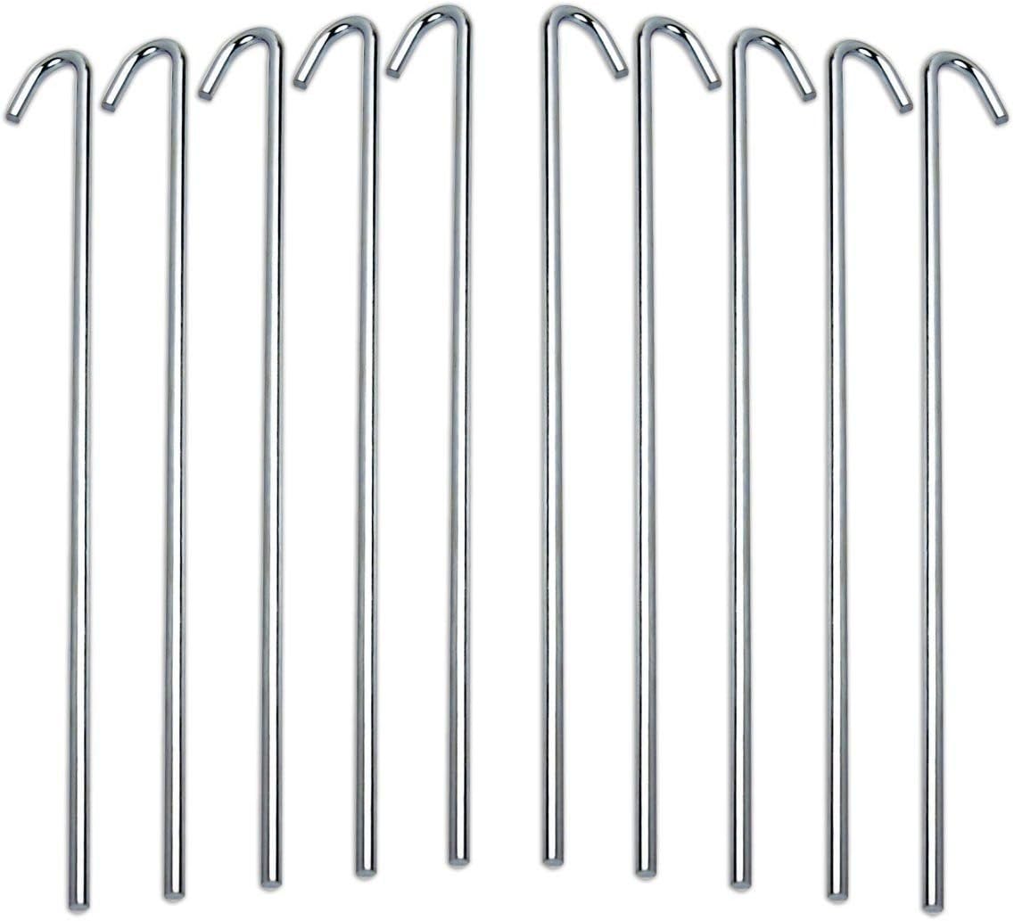 Rust-Free Heavy Duty Tent Stakes for Camping