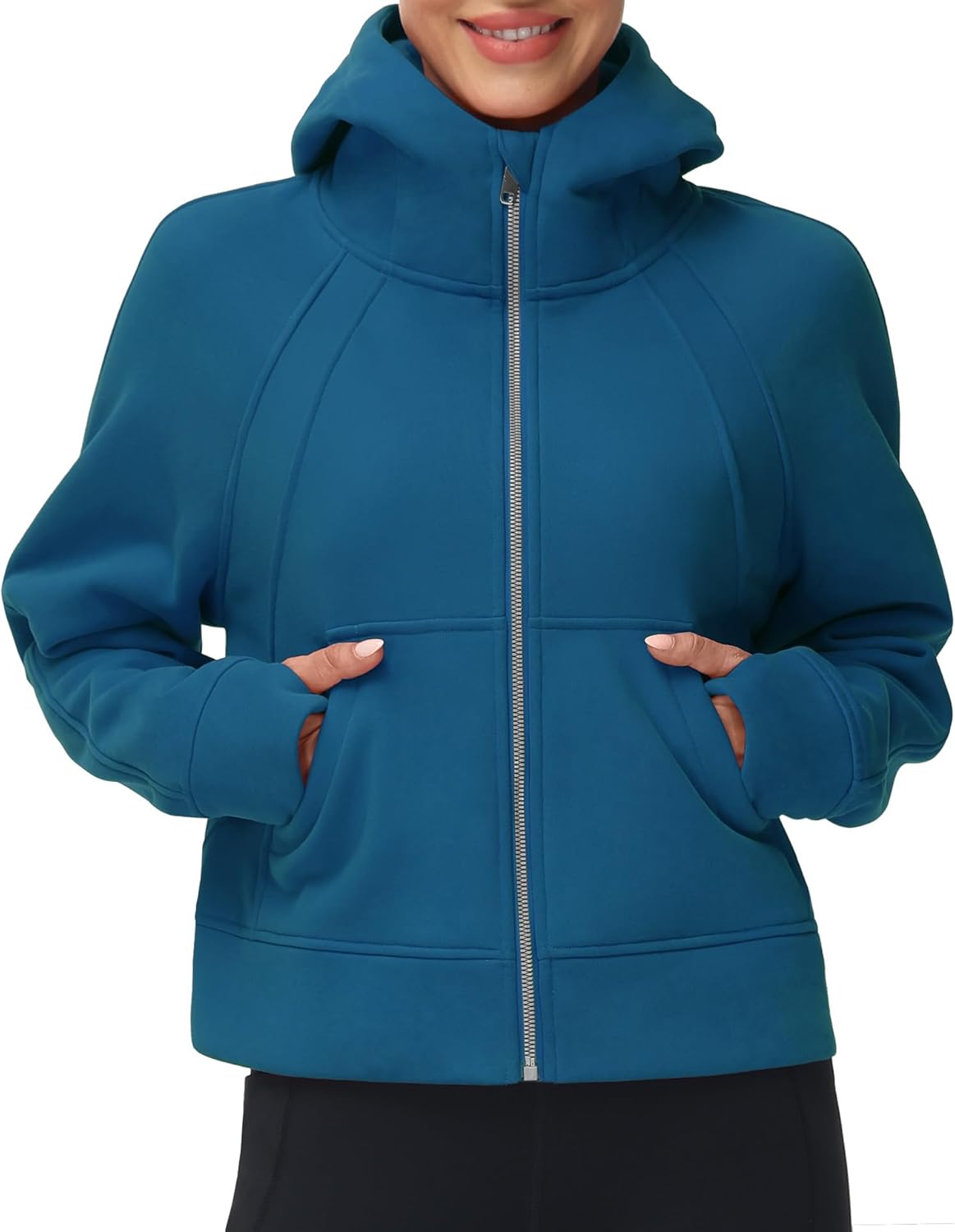 Women's Full-Zip Up Hoodies Jacket for Workout and Casual Wear