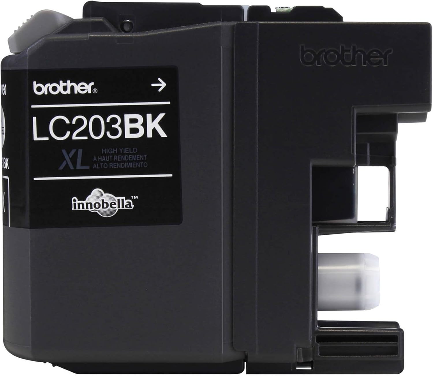Brother LC203BK High Yield Black Ink: Up to 550 Pages