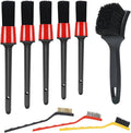 9pcs Detailing Brush Set for Cars, SUVs and Motorcycles - Interior