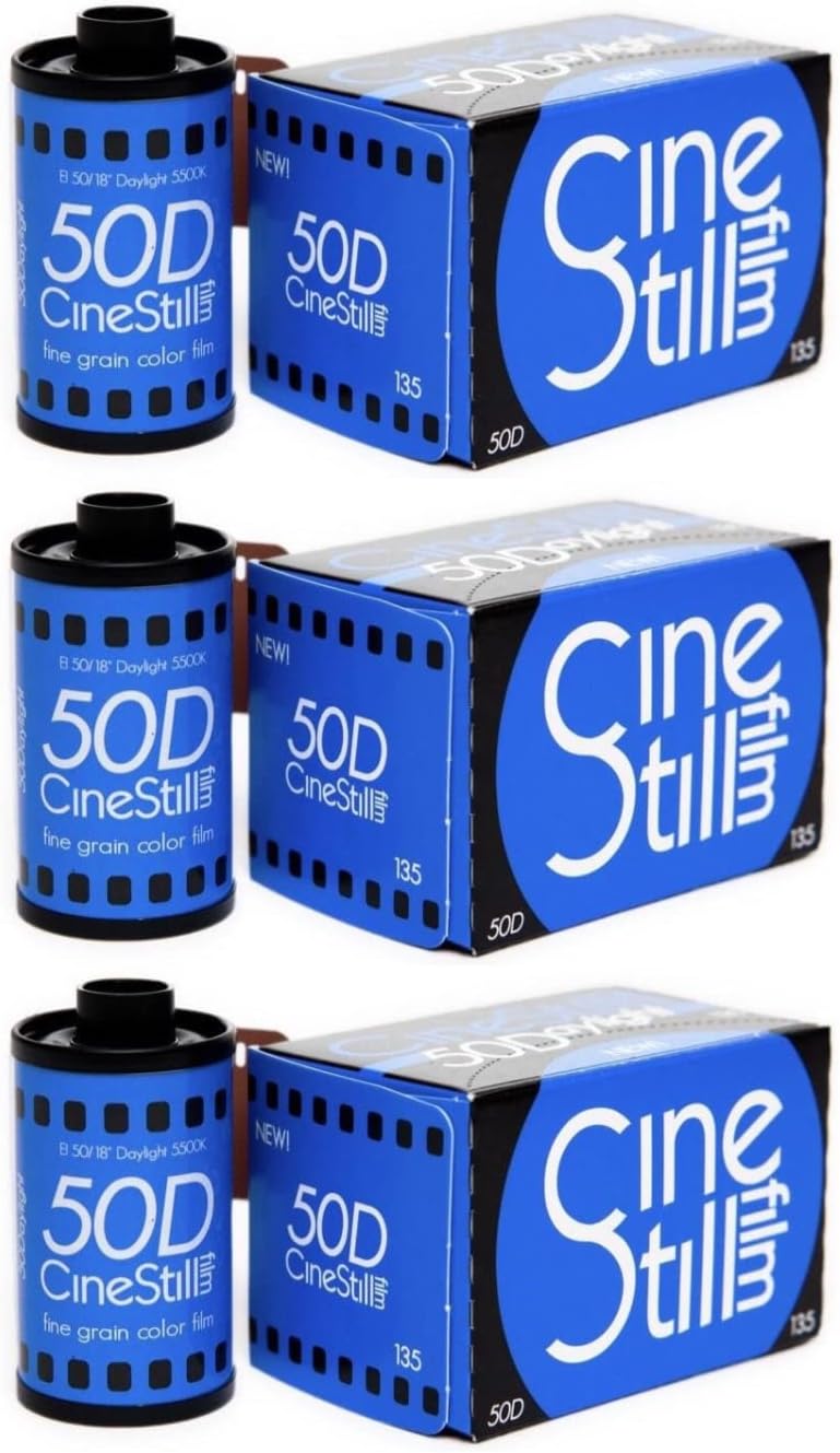 CineStill Film 50Daylight 35mm Film Boxed Bundle for Photographers