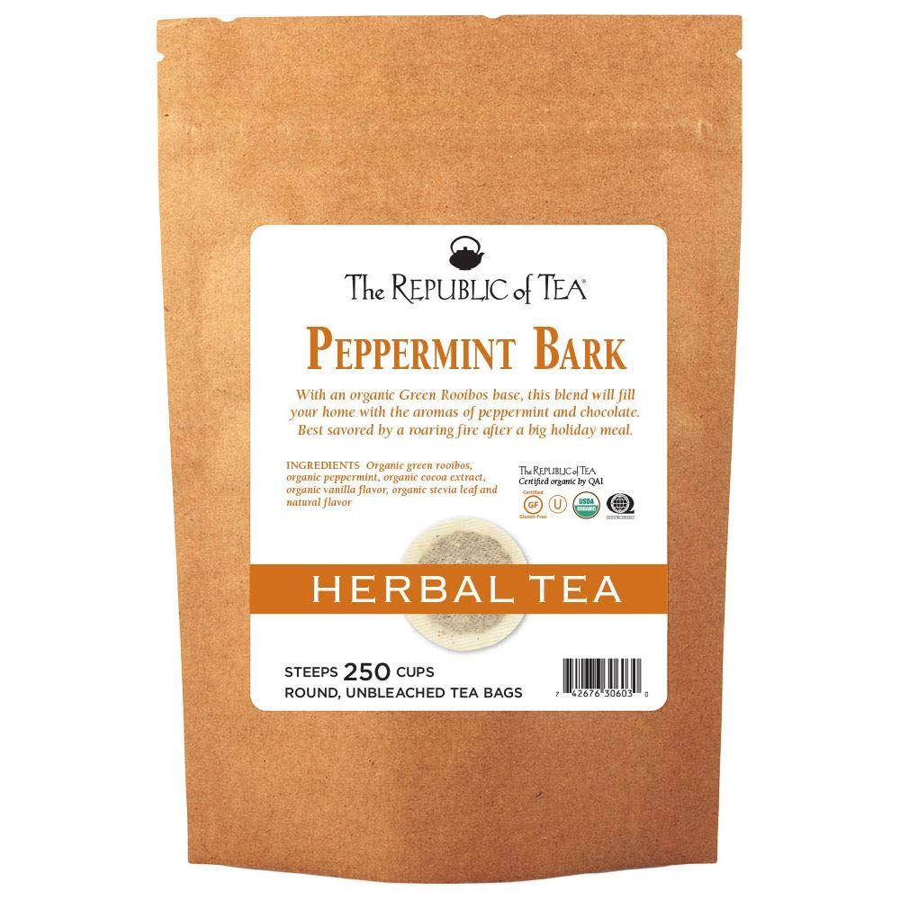 Peppermint Bark Cool Winter Herb Tea - 250 Caffeine-Free Bags