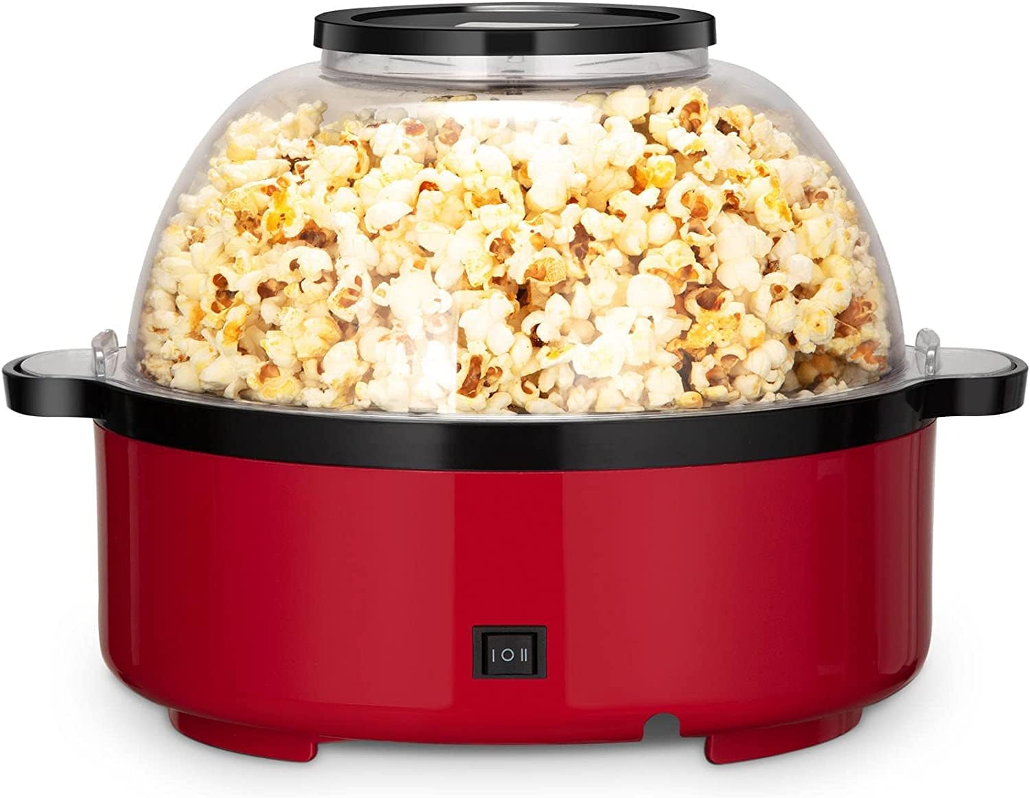Litake Large Popcorn Maker - Hot-Oil Popper with Nonstick Plate, Perfect for Holiday Parties!