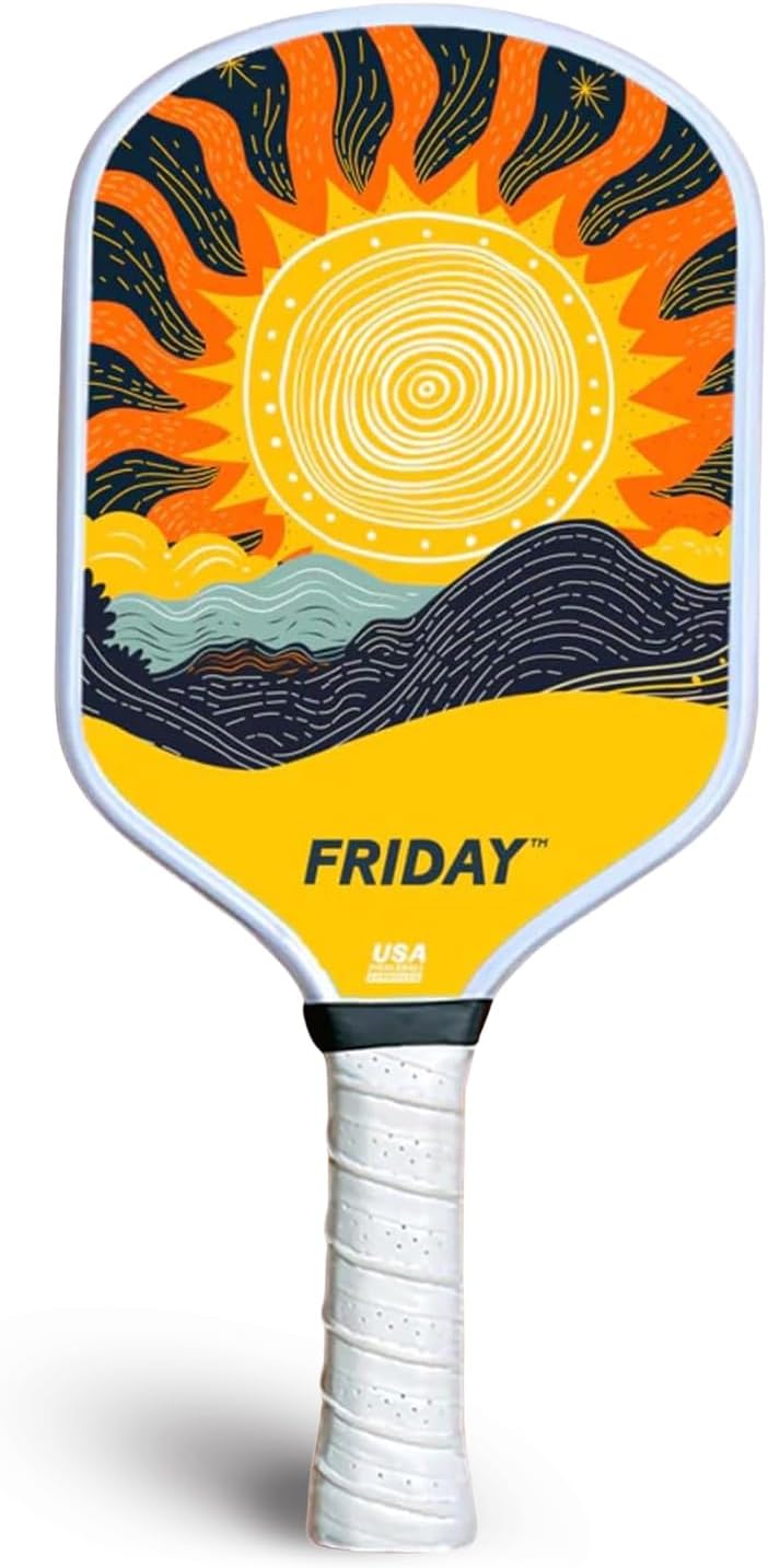 Friday Pickleball Paddle - Durable Carbon Fiber for Spin