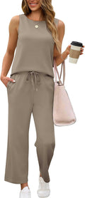 SAMPEEL Two Piece Sets for Women Summer Outfits - Travel Ready Pant