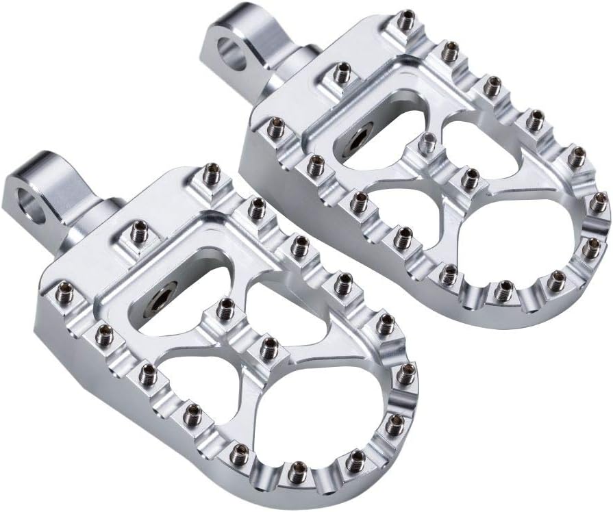 CNC Wide Foot Pegs 360 Rotating for Harley Dyna Sportster Fatboy