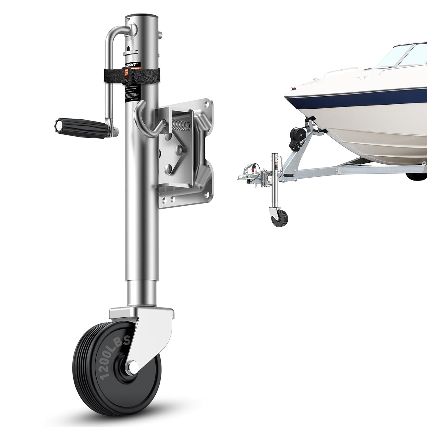 SEALIGHT Boat Trailer Jack with Wheel - Heavy Duty Design