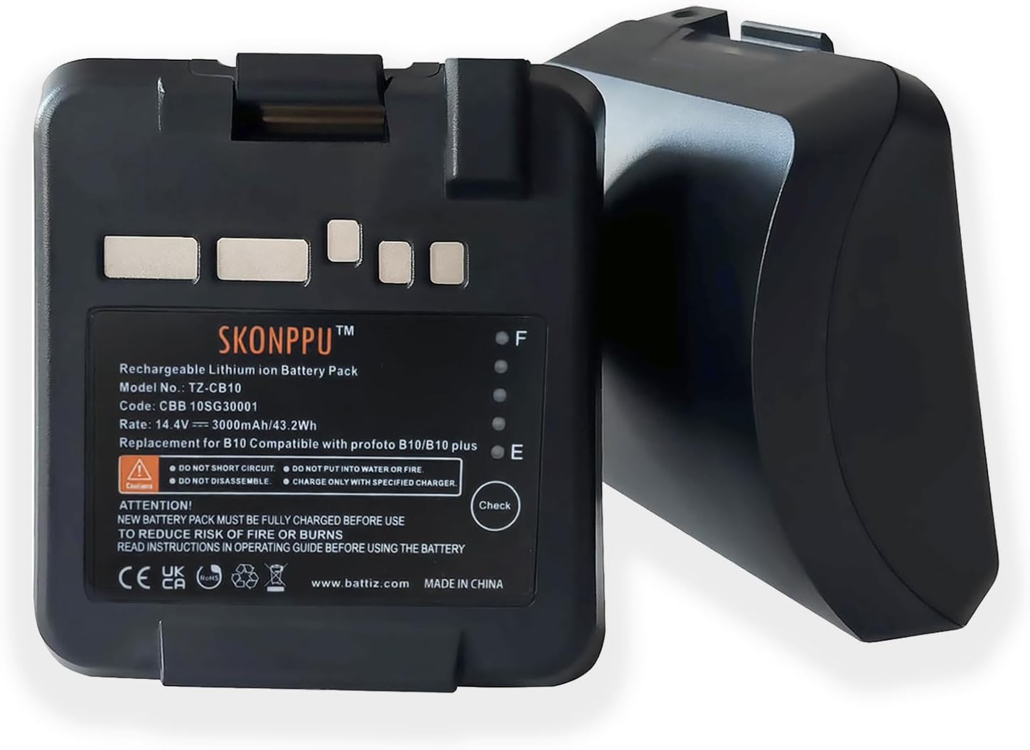 Replacement Li-ion Battery for Profoto B10/B10 Plus Flash