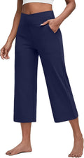 G4Free Capri Pants for Women Wide Leg Yoga Dress Capris - Soft