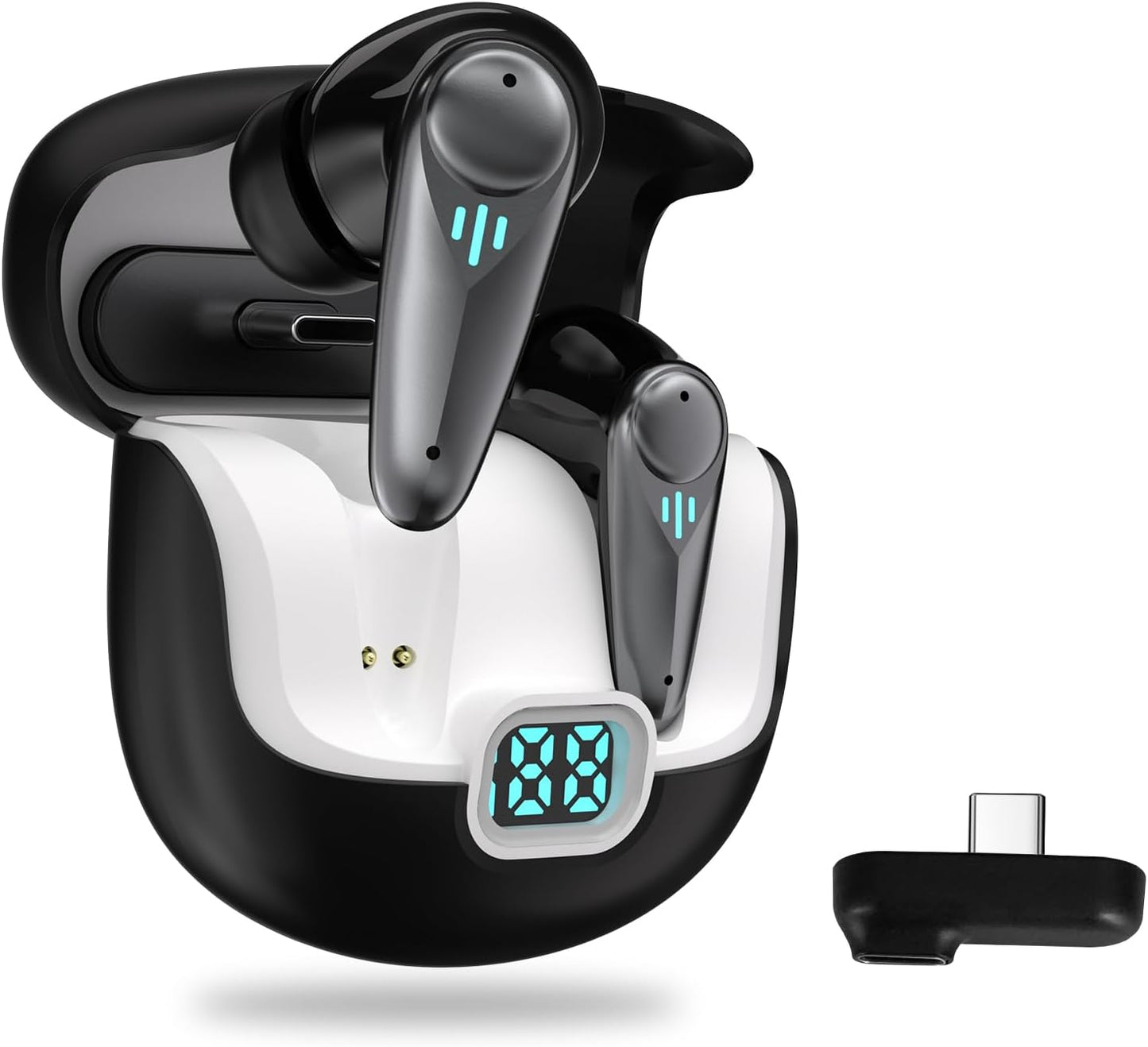 2.4GHz Wireless Gaming Earbuds with ANC and Low Latency