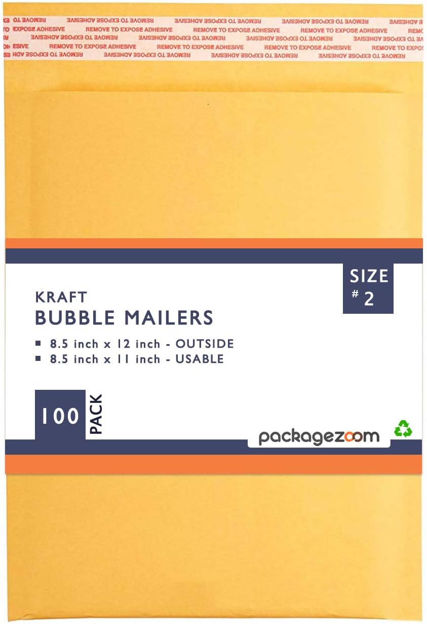 Versatile #2 8.5 x 12 Padded Envelopes for Safe Shipping