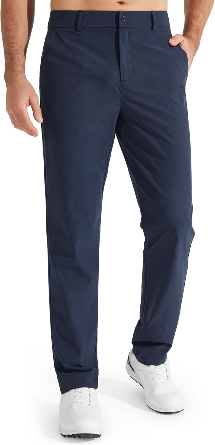Libin Mens Golf Pants Quick Dry Lightweight Casual Trousers