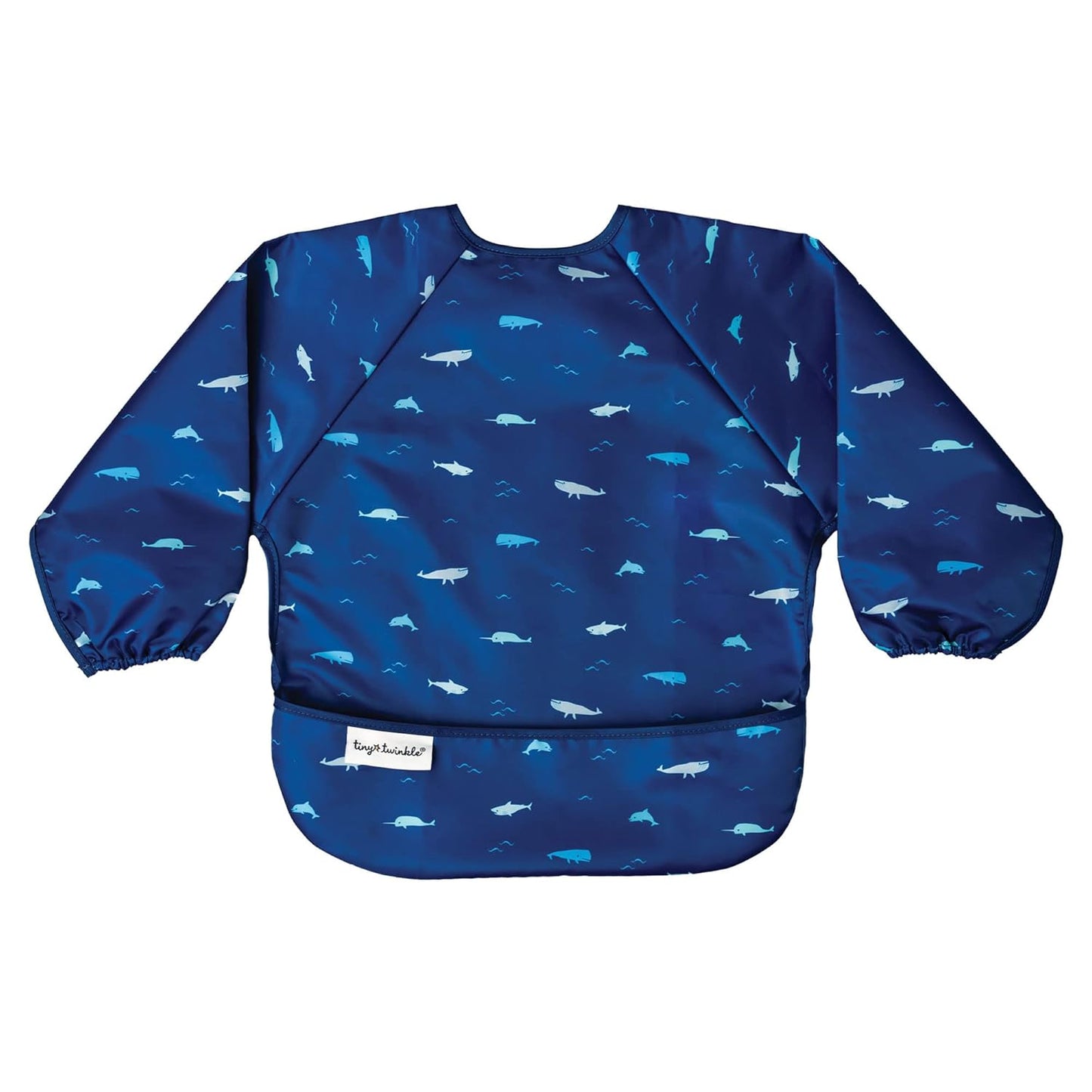 Mess-Proof Ocean Life Toddler Bib | Full Sleeve Smock