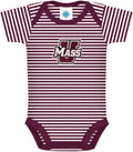 College Baby Striped Bodysuit - Infant NCAA Embroidered Logo