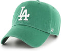 MLB Kelly Green Primary Logo Clean Up Adjustable Hat - Relaxed Fit