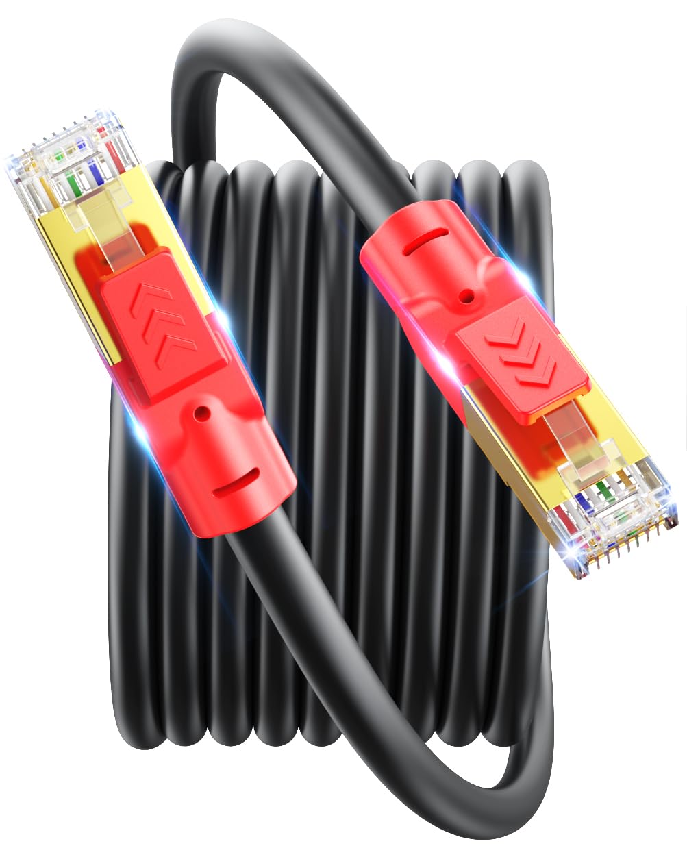Cat8 Ethernet Cable 150ft - 40Gbps High Speed for Gaming