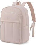 Laptop Backpack for Women - Puffer Travel Daypack Fits 15.6in Laptop
