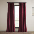 Velvet Room Darkening Curtains 96 in Panel - Dark Merlot