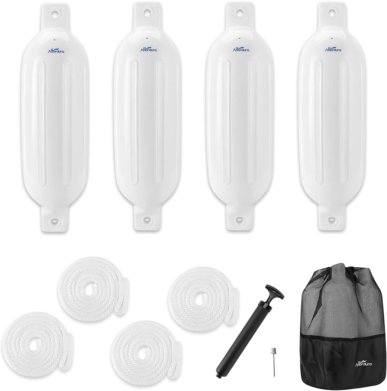 Affordura Boat Fender 4 Pack Bumpers for Safe Docking