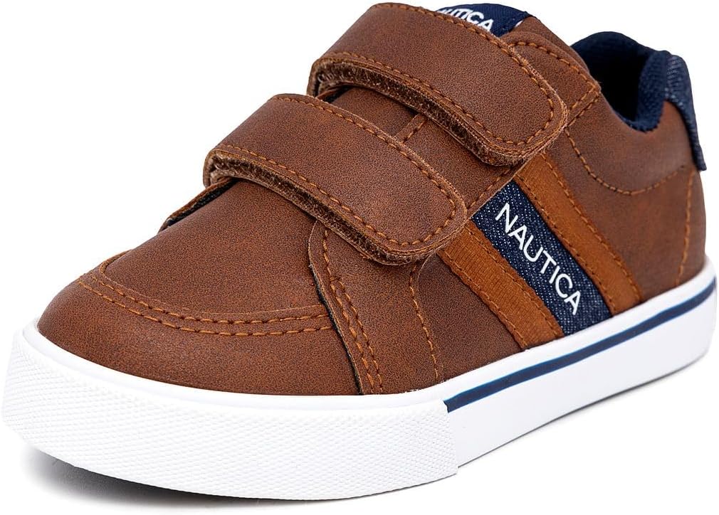 Nautica Kids' Double Strap Sneakers for Active Toddlers and Kids