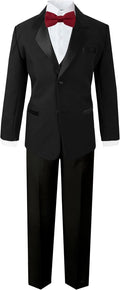 Boys' Classic Fit Tuxedo Set No Tail - Comfortable Formalwear Spring