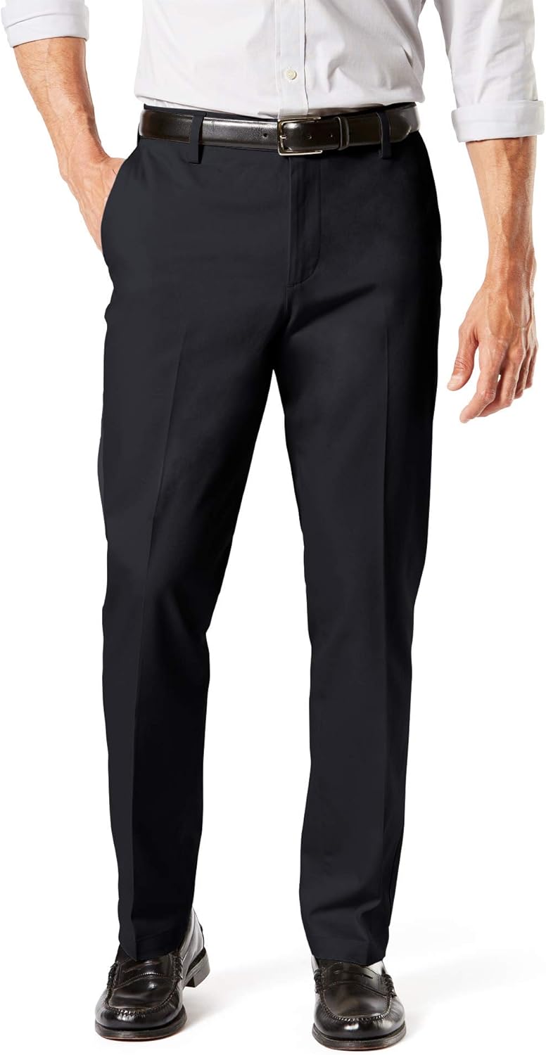 Dockers Men's Straight Fit Lux Cotton Stretch Khaki Pants Review
