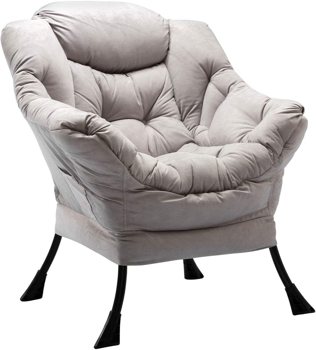 HollyHOME Lazy Chair with Armrest for Ultimate Comfort