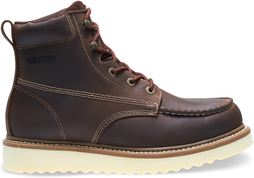 Wolverine Men's Loader 6in Soft Leather Boots for Comfort