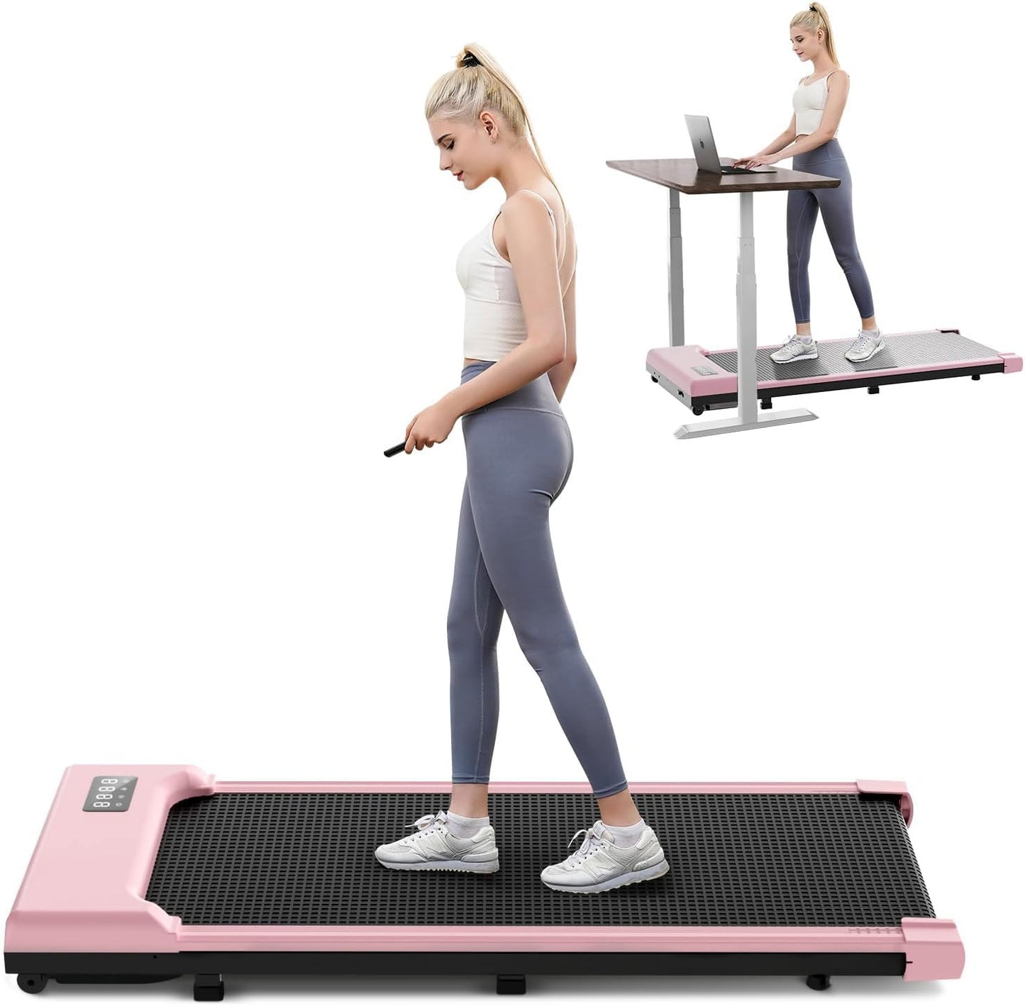 THAILE Walking Pad Under Desk Treadmill for Home and Office