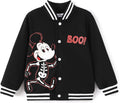 Girls Disney Elsa Mickey Stitch Color Block Button-Up Jacket
