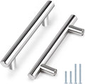 Probrico 3-3/4 in Polished Chrome Cabinet Pulls Pack of 30 - Modern