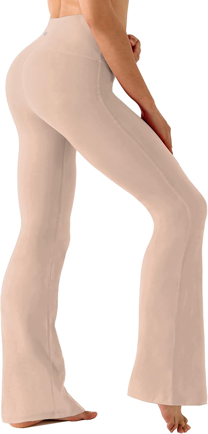 BUBBLELIME Women's High Waist Bootcut Yoga Pants for Comfort