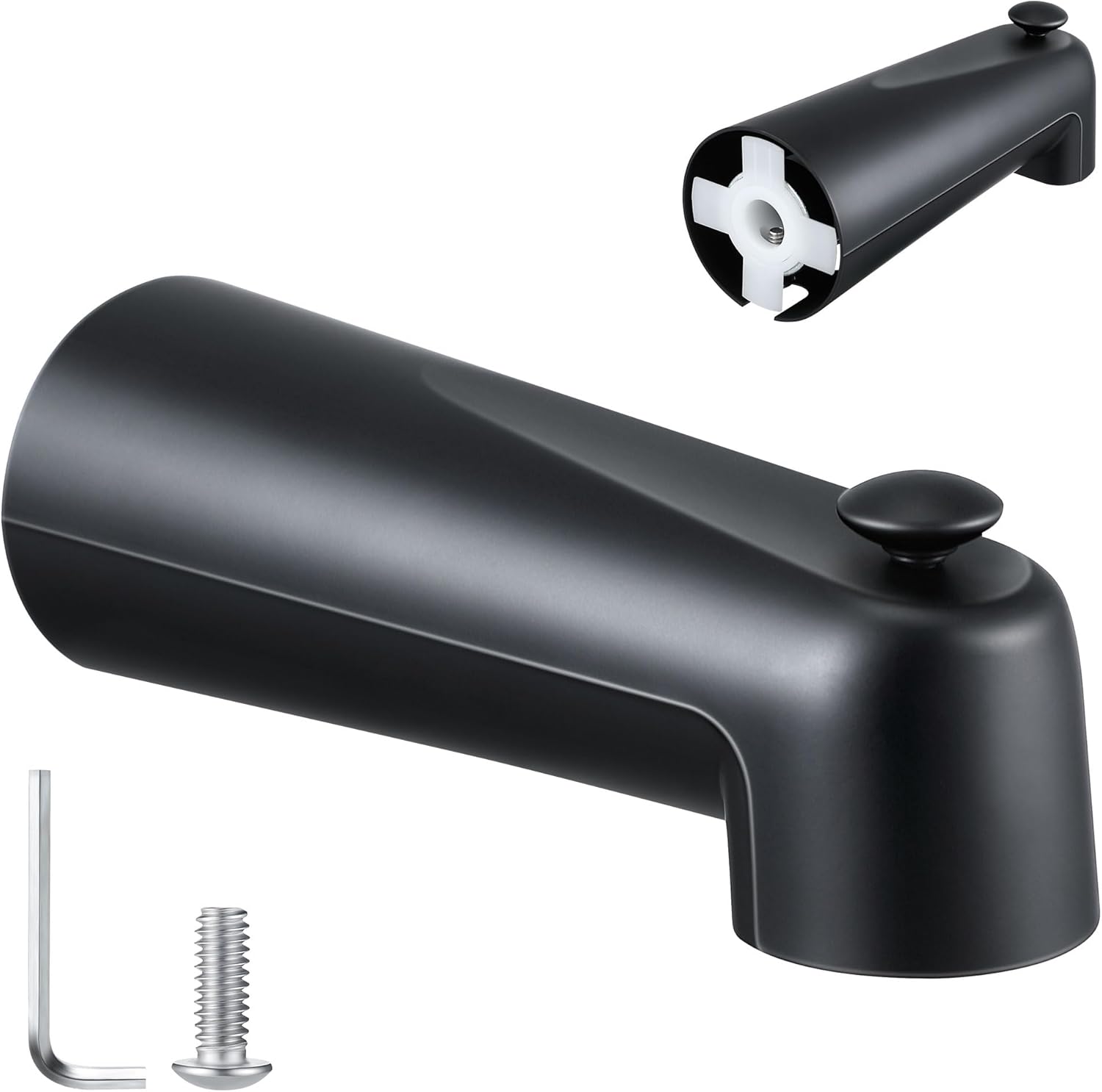 Enhon 7 Inch Slip on Tub Spout with Diverter for Moen Models